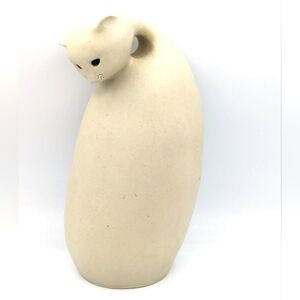Vintage Air Hitam Johore Claycraft Cat Figurine